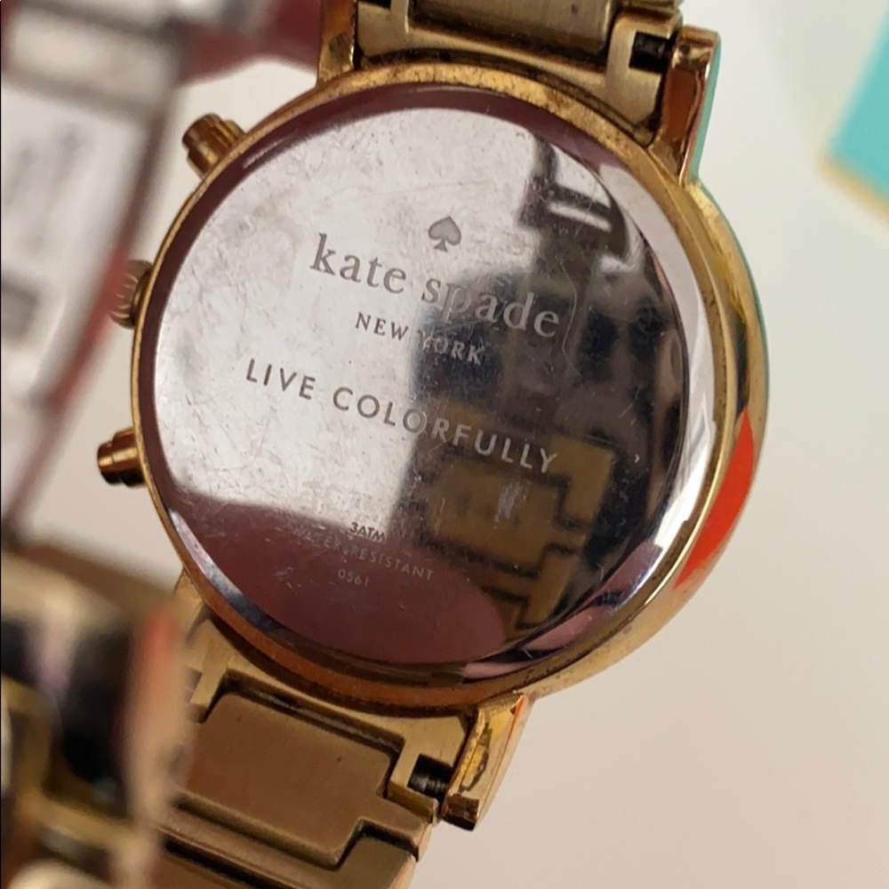 Kate Spade Gold Rhinestone Watch - Picture 3 of 3